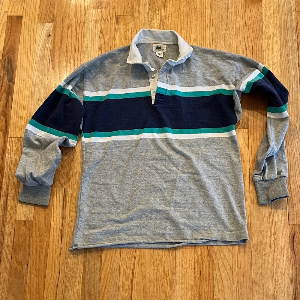 Vintage 90’s REI Men’s Rugby Long Sleeve Shirt